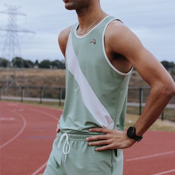 Tracksmith Van Cortlandt Singlet - Mens S - Navy - Picture 5 of 5